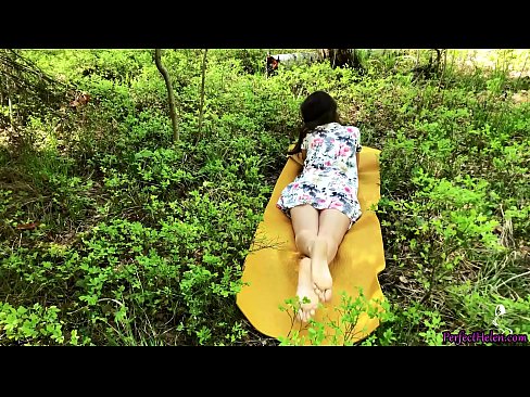 ❤️ 陌生人在Tinder上自慰我的阴部，并在树林里热情地做爱 ❤️ Anal porn❤